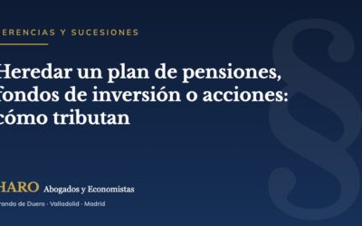 Heredar un plan de pensiones, fondos de inversión o acciones: cómo tributan